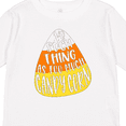 thumbnail image 4 of Inktastic Halloween No Such Thing As Too Much Candy Corn Boys or Girls Long Sleeve Toddler T-Shirt, 4 of 5