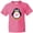 Neon Pink, variant on Inktastic Valentines Day Penguin Love Heart Youth T-Shirt