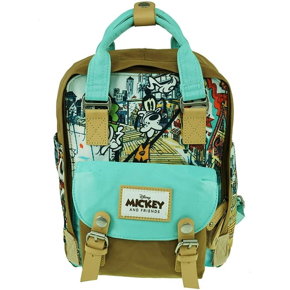Disney KBNL Mickey Mouse Goofy Nylon 12'' Backpack/Daypack