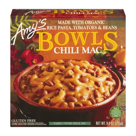 Amy's Bowls Chili Mac, 9.0 OZ - Walmart.com