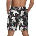 thumbnail image 2 of Rocae Cute Poodle Dog for Men's Swim Trunks Quick Dry With Two Side Pockets and One Lined Patch PocketSmall, 2 of 9