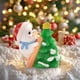 thumbnail image 4 of Adornos navideños, muñecos navideños, paisajes navideños, decoración de escenas nevadas, lindos e interesantes muñecos de nieve de resina, adecuados para ambientes festivos, regalos, muñecos navideños, 4 of 6