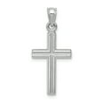 thumbnail image 1 of 14K White Gold Cross Pendant Necklace with Chain, 1 of 2