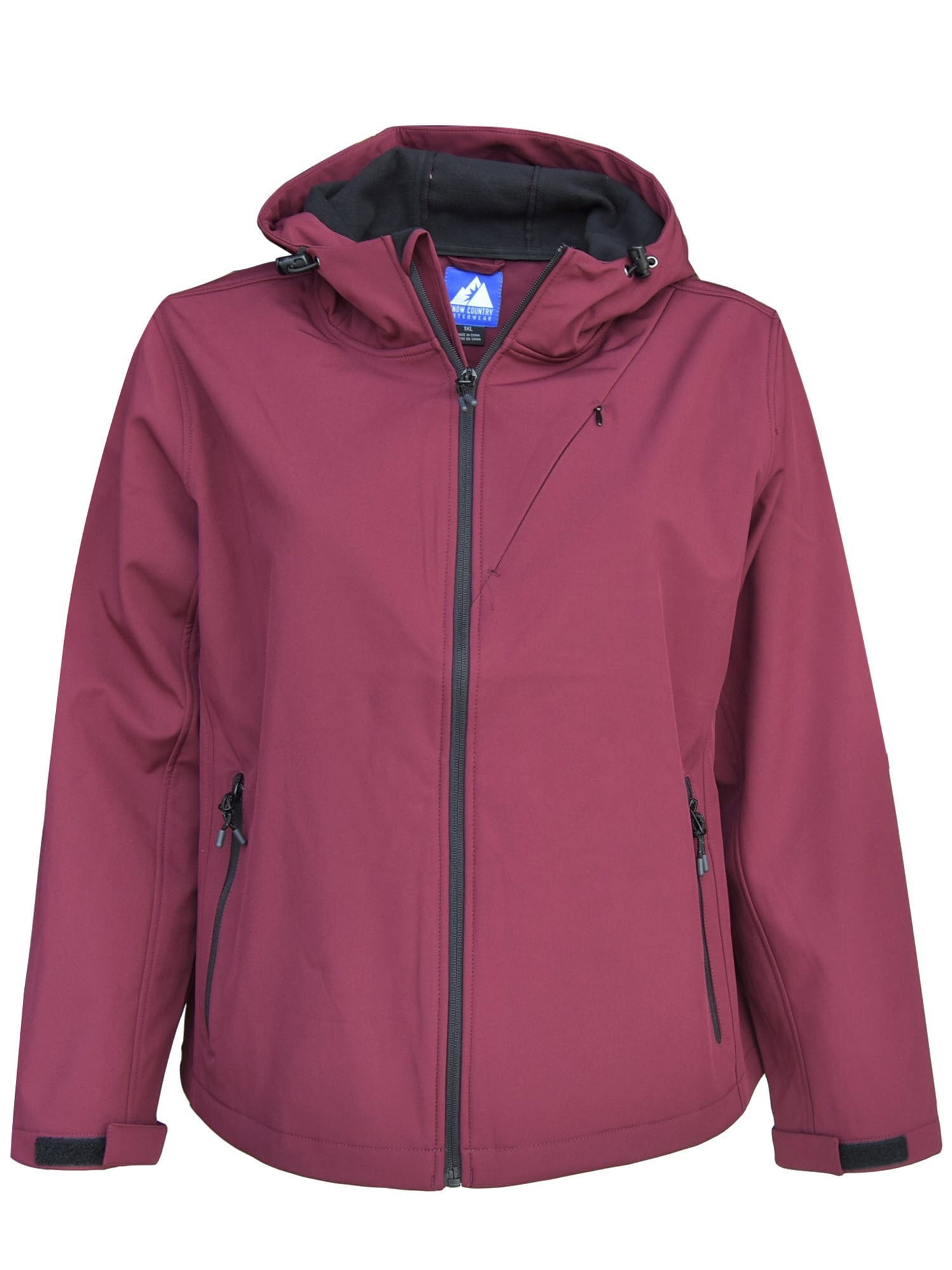 soft shell jacket women's plus size