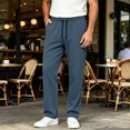 thumbnail image 5 of HOMADLES Men's Quick Dry Sweatpants Elastic Waist Drawstring Straight Leg Casual Pants Lightweight Breathable Sports Pants Dark Gray Size XL, 5 of 5