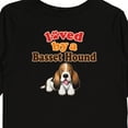 thumbnail image 4 of Inktastic Basset Hound Dog Lover Gift Boys or Girls Long Sleeve Toddler T-Shirt, 4 of 5