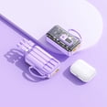 thumbnail image 4 of Carcasa portátil Matsuzay de carga rápida para banco de energía 10000 mAh Rosa, 4 of 6