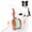 Orange, variant on Interactive Dog Toys, Random Path Electric Automatic Moving and Rolling Dogs Toy with Rope for Small Medium Large Dogs, Motion-Activated Dog Stimulation Toy for Boredom Relief (Orange)