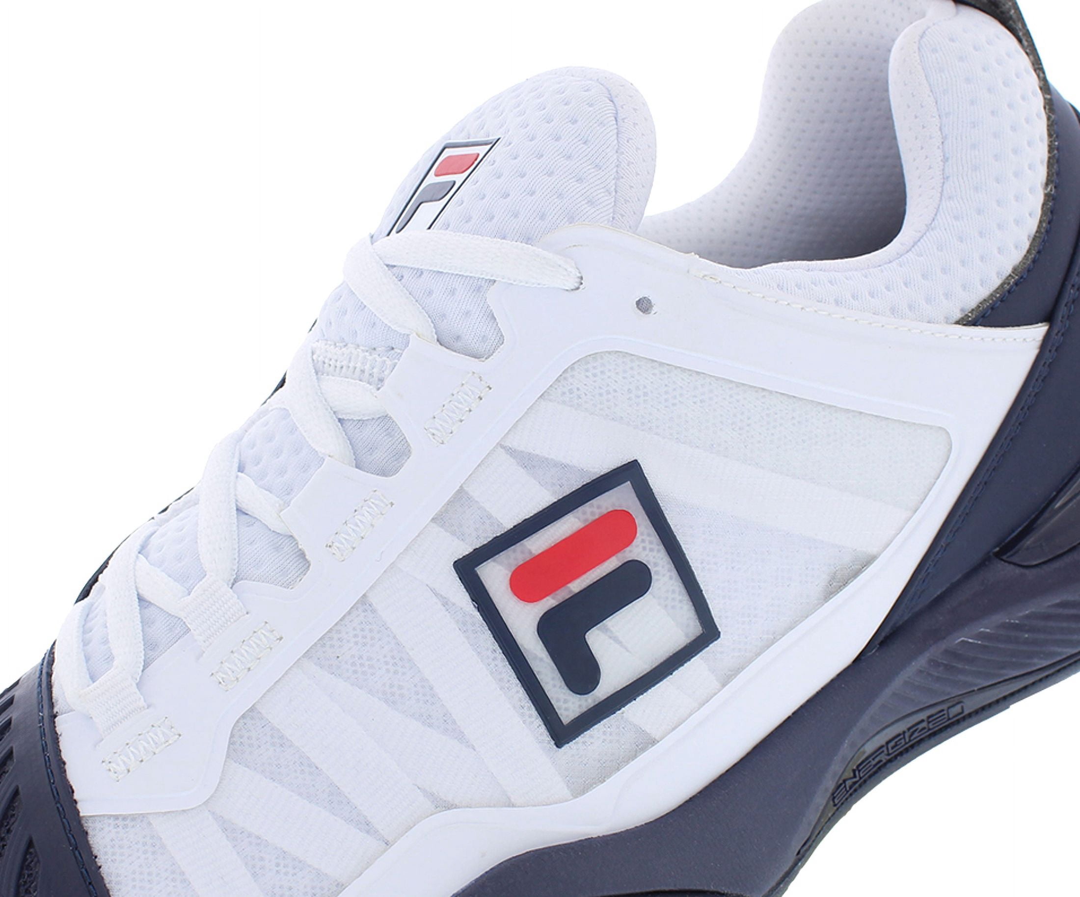 Fila Energized Mens Tennis Shoes Navy Blue White Red 1PM00594-422 Size 9 Fila Axilus 2 Energized Mens Shoes Size 7.5, Color: White  main image 3