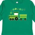 thumbnail image 4 of Inktastic St Patricks Irish Shamrock Train Boys or Girls Long Sleeve Toddler T-Shirt, 4 of 5