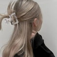 thumbnail image 2 of XINQIHANG 4PCS Hair Clips for Thin Hair Small Hair Clips 2'' Square Acetate Hair Clips Small Hair Claw Clips for Thin Hair Claw Clips for Thick Hair Clips for Women TortoiseShell Hair Clips, Grey, 2 of 7