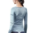 thumbnail image 1 of Women Long Sleeve Sports Running Tops Shirts with Thumb Hole Quick-Dry T-Shirt, 1 of 19