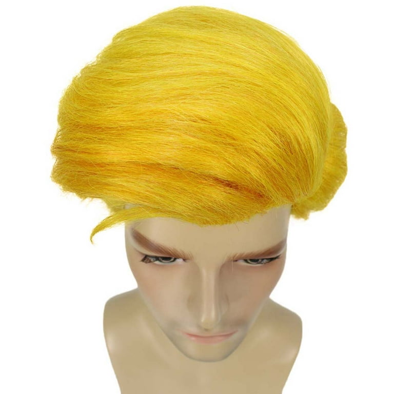 Yellow on sale mens wig