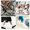 thumbnail image 6 of Bocaoying 6 Pairs Women's Ruffle Socks - White & Black Frilly Ankle Socks, Super Soft Cotton Cuffed Socks for Women & Girls, Breathable Casual Crew Socks for Everyday Wear, 6 of 8