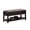 Espresso, variant on Roundhill Furniture Rouen Espresso Seating Bench with Shoe Storage