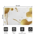 thumbnail image 5 of Gold Splash Marble Pattern Door Rugs,Washable Non Slip Door Mats Indoor,Decorative Door Mats,Entry Mat Indoor for Entrance,Bedroom,Kitchen,Bathroom,20"x32", 5 of 6