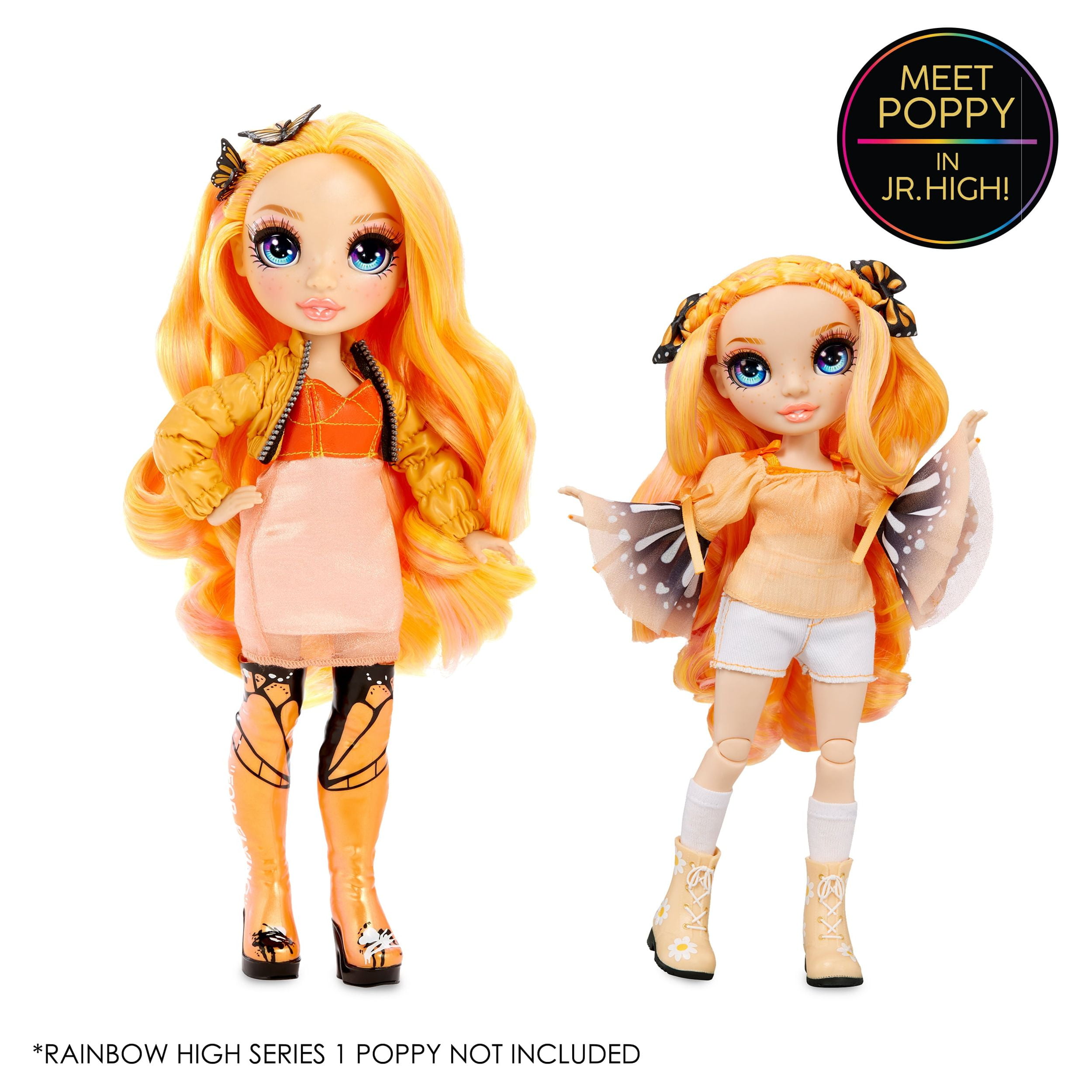 Rainbow High Jr High Jade Hunter - poupée-mannequin VERTE de 9 po (23 cm)