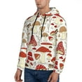 thumbnail image 3 of Bingfone Cartoon Mushrooms Men'S Drawstring Hoodie Long Sleeve Pocket Sweatshirts-Xx-Large, 3 of 9