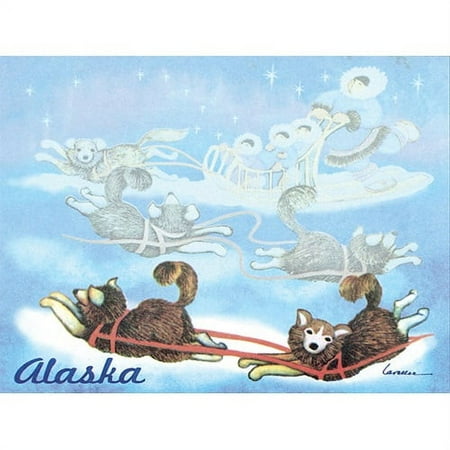 Arctic Circle Alaska Notepad "dogteam"