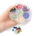 thumbnail image 4 of DIY Gemstone Bracelet Making Kit Including Dyed & Heated Natural Quartz Round Beads Strands Elastic Thread Mixed color 8~8.5mm Hole: 1.2mm 105pcs/set, 4 of 5