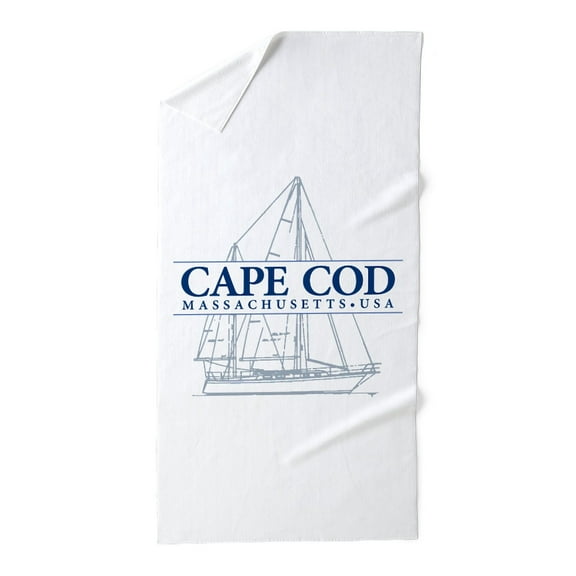 CafePress - Cape Cod - Large Beach Towel, Soft 30"x60" Towel with Unique Design