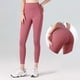 thumbnail image 3 of Gibobby Pantalones de yoga Pantalones de yoga de cintura alta para ejercicio de levantamiento de cadera para mujer(Rosa,M), 3 of 5
