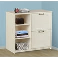thumbnail image 2 of Pemberly Row 2-Door Modern Wood File Cabinet in Antique White, 2 of 5