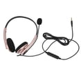 thumbnail image 2 of Call Center Headset, Computer Phone Headset Multifunctional Plug And Play  For Online Course For Business Space Gray,Rose Gold, 2 of 8
