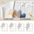 thumbnail image 5 of Blue Yellow Flowers Swag Curtains for Kitchen/Bedroom/Living Room, Spring Summer Garden Wildflowers Scalloped Curtains 63 Inch Long, Window Swag Topper Curtains Valances 2 Panels Set 36"x63", 5 of 8