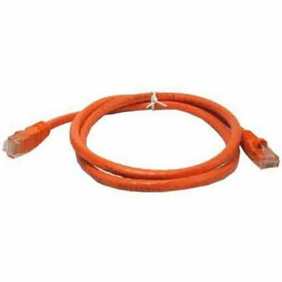 sf cable, 10ft cat6a 600 mhz snagless patch cable orange