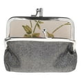 thumbnail image 1 of LOLIPPYY Kiss Lock Coin Grey Fake Mini Clutch 1Pack Secure Closure for Special Events, 1 of 8