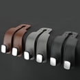 thumbnail image 2 of fastboy 2pieces Latent Car Seat Back Hooks Bending For Under-Seat Consoles Car Rear Seat Storage Hook Black Two packs, 2 of 6