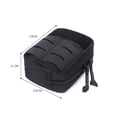 thumbnail image 1 of Mini riñonera Molle médica para exteriores, paquete de almacenamiento de herramientas de primeros auxilios, negro Sywqhk Para Estrenar, 1 of 7