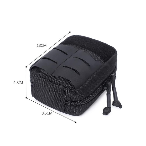 Mini riñonera Molle médica para exteriores, paquete de almacenamiento de herramientas de primeros auxilios, negro Sywqhk Para Estrenar