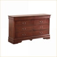 thumbnail image 6 of Dresser, Traditional Style with English Dovetailed Drawers & Metal Guides, Cherry | Cherry | Particle Board, 6 of 10