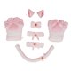 thumbnail image 1 of Disfraz de gato de peluche, accesorios para de , guantes, sombreros, pajarita para , vestido de actuación, carnaval, , Blanco Yinane disfraz de gato, 1 of 8