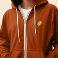 thumbnail image 5 of Dalix Taco Embroidered Zip Hoodie Fleece Long Sleeve Pocket Warm Soft Mens in Autumn 3XL XXX-Large, 5 of 5