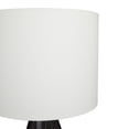 thumbnail image 4 of DecMode 26" Black Table Lamp with White Linen Shade, 4 of 9