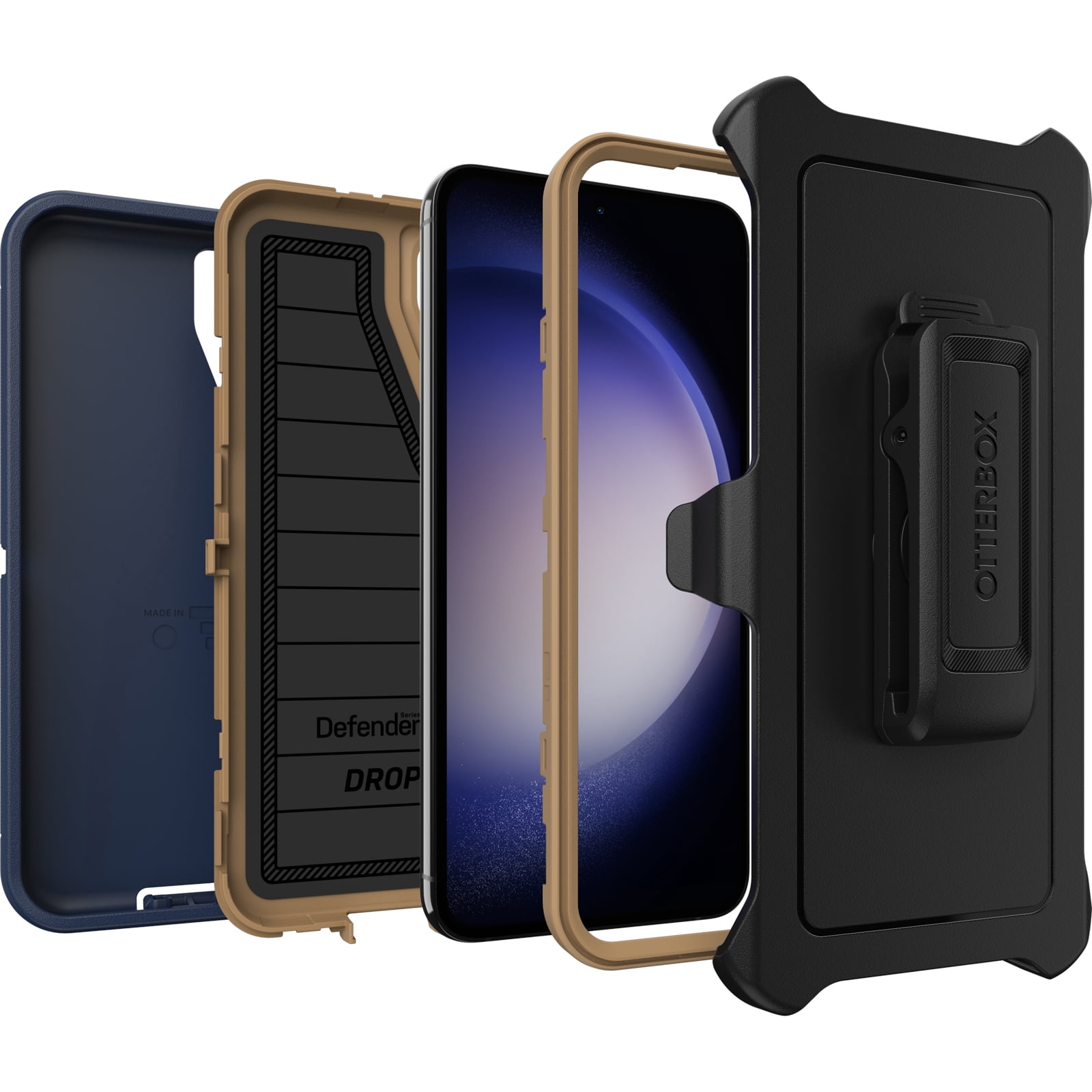 OtterBox Defender Series Pro Case for Samsung Galaxy S23+ - Blue Suede Shoes