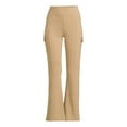 thumbnail image 5 of No Boundaries Juniors and Juniors Plus Washed Cargo Flare Pants, 31” Inseam, Sizes XS-4X, 5 of 5