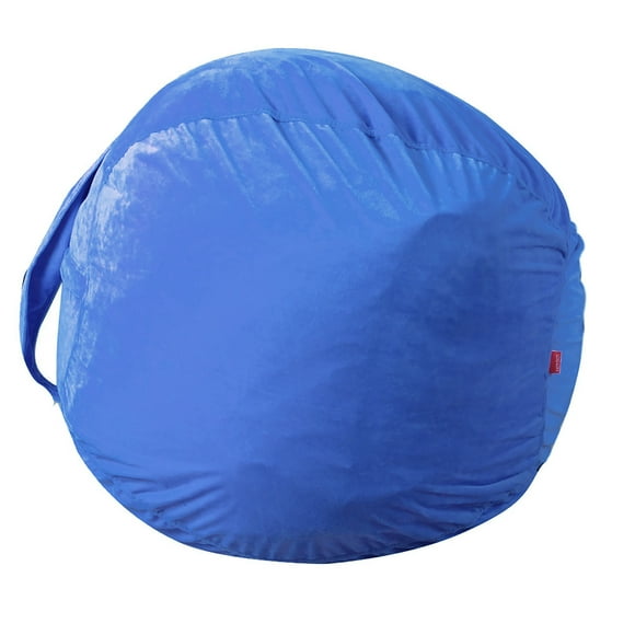 Big Sale! Plertrvy Storage, Bean Bag, Kids Stuffed Animal Plush Toy Storage Bean Bag Soft Pouch Stripe Fabric Chair