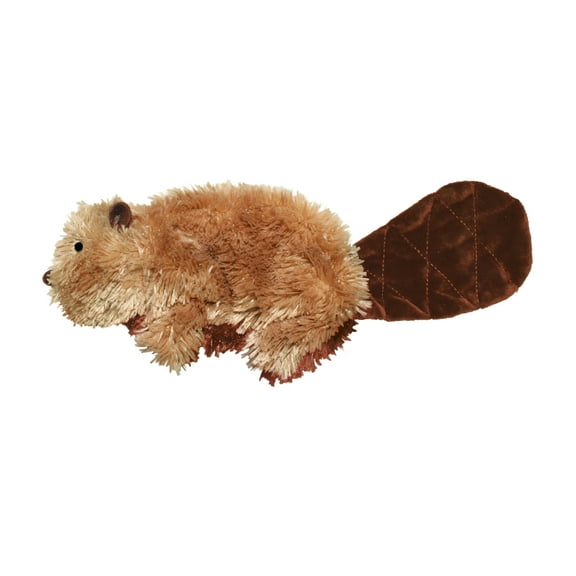 KONG® Dr.Noyz Dog Toy with Squeaker, Beaver, Small for Dogs Up to 20 lbs