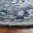 thumbnail image 3 of SAFAVIEH Marquee Stewart Abstract Area Rug, Navy, 6' x 6' Round, 3 of 7