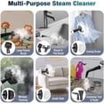 thumbnail image 6 of 11-in-1 Handheld Steam Cleaner with 15.2 oz Removable Water Tank, 23-ft Cord, 260°F Steam, 11 Accessories, 6 of 7