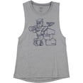 thumbnail image 1 of Reebok Boston Bull Dog Camiseta sin mangas para hombre, gris, pequeño, 1 of 2
