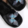 thumbnail image 4 of Wdhugt Slide Sandals Women'S House Slippers Flat Bow Decor Open Toe Nylon Material Winter Us Size 9 Foot Length 10.24 Inch, 4 of 9