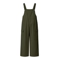 thumbnail image 7 of Girls Bib Overalls Adjustable Strap Jumpsuits Loose Fit Casual Y2K Rompers with Side Multi Pockets for Daily, 7 of 7