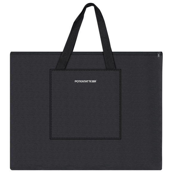 Bolsa Art Portfolio SOKOSEY, impermeable, nailon, 66 x 53 cm, color negro