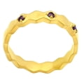 thumbnail image 3 of 18K Gold Over Brass Natural Amethyst - Brazil Ring s.6 Jewelry RM-1766 TGR1035_B_6, 3 of 6