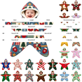 thumbnail image 2 of Otqutp Infant Xmas Starfish Flannel Crawling Suit Full Zip Hooded Newborn Romper Plush Long Sleeve Bodysuit Warm Winter Outfit, 2 of 3